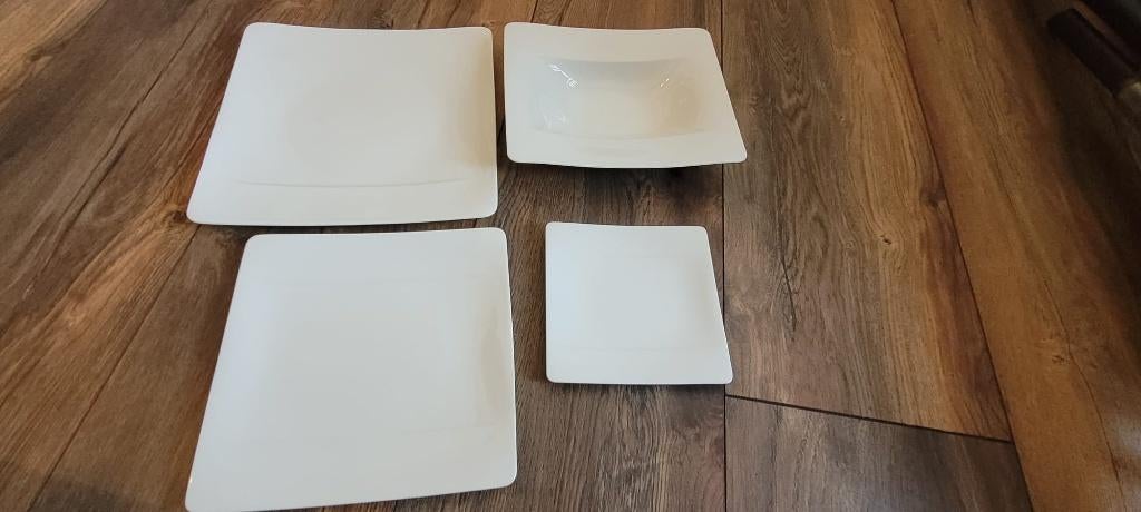 Villeroy en boch modern grace servies set, Ophalen, Nieuw, Bord(en), Overige stijlen
