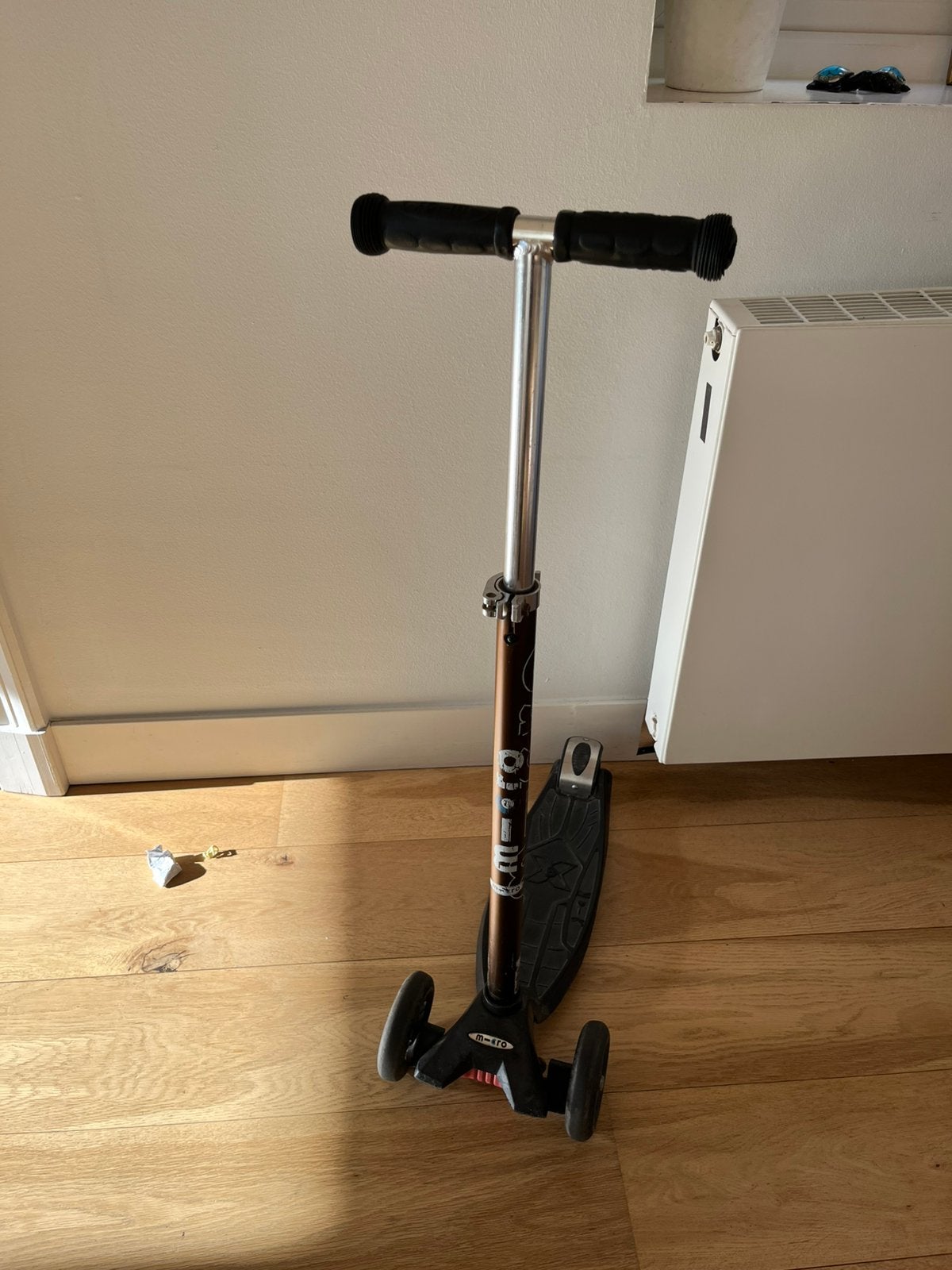 Micro maxi step black, Fietsen en Brommers, Ophalen, Gebruikt, Gewone step