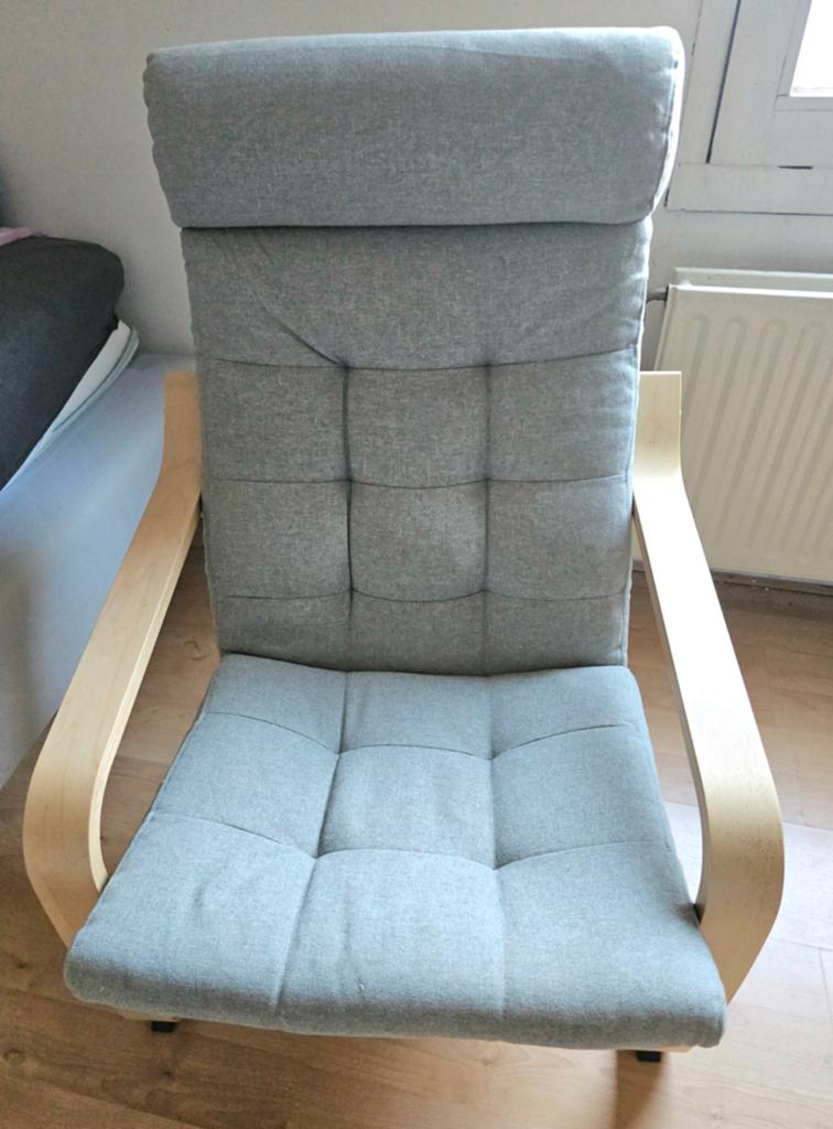 Poang stoel Ikea, Ophalen, Zo goed als nieuw, 75 tot 100 cm, 50 tot 75 cm