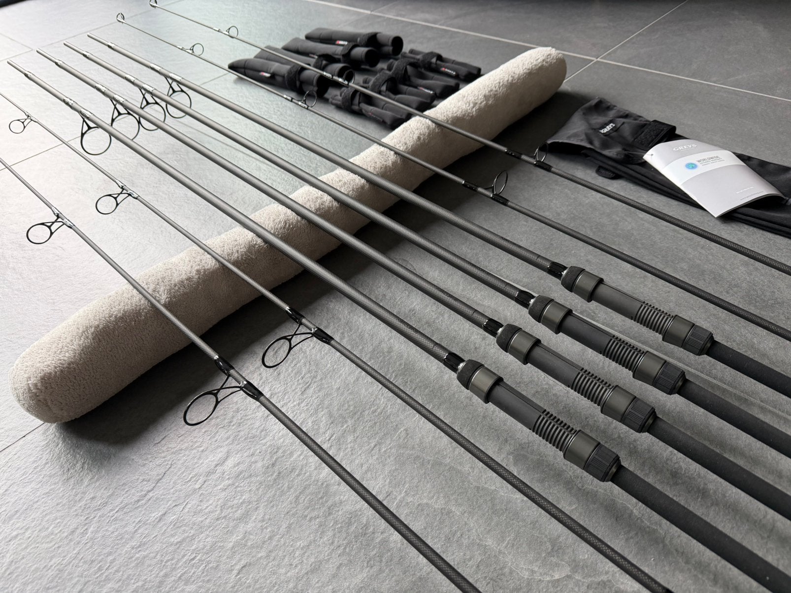 4 x Greys Aircurve MKII 10ft 3lb Shrink FJS 50 NOG NIEUW, Ophalen, Nieuw, Complete set