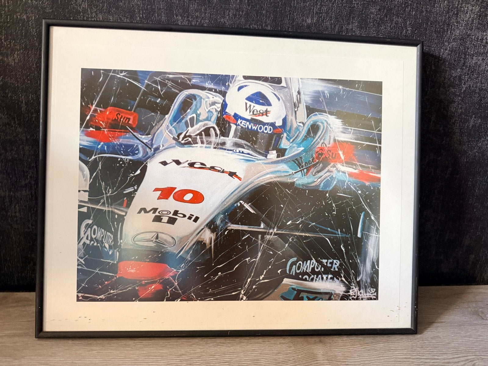 Formule 1-print: McLaren Mercedes - Eric Jan Kremer, Ophalen, Abstract, Print, Overige onderwerpen
