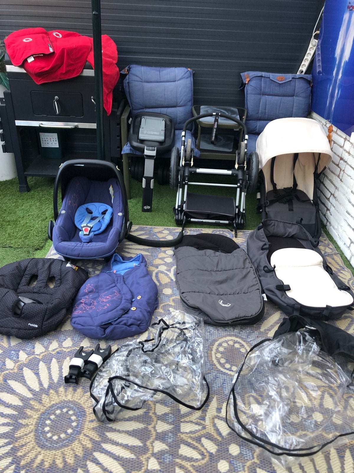 Bugaboo Cameleon Complete Set met Maxi-Cosi en Accessoires, Ophalen, Gebruikt, Bugaboo, Combiwagen