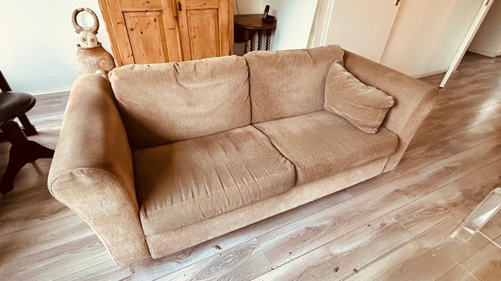 Gratis 3-zits bank afvte halen, Ophalen, Gebruikt, Minder dan 75 cm, 150 tot 200 cm