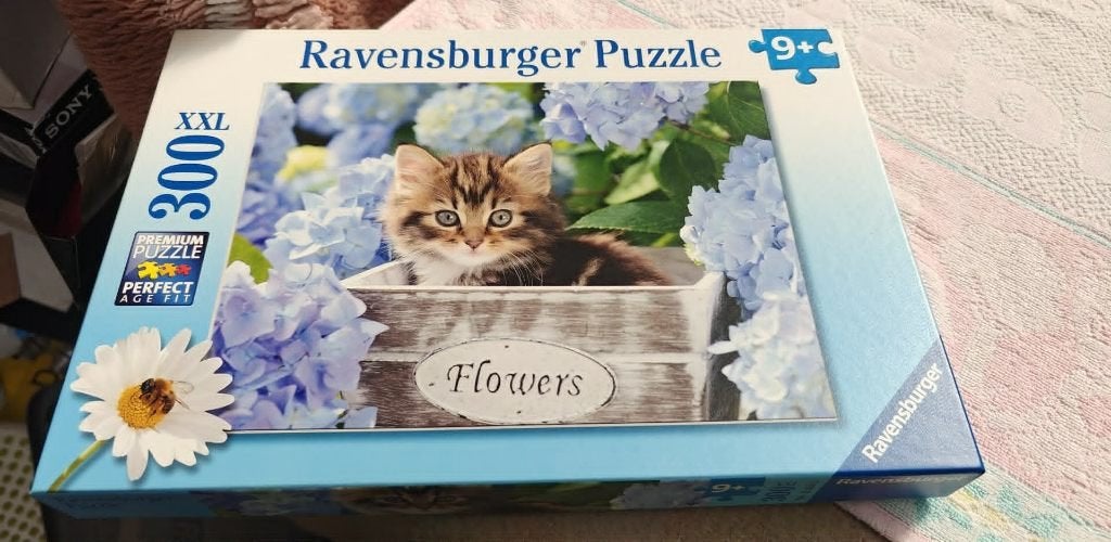 Puzzel Ravensburger 300 stuks XXL klein katje, Ophalen of Verzenden, Meer dan 50 stukjes, Zo goed als nieuw, 6 jaar of ouder