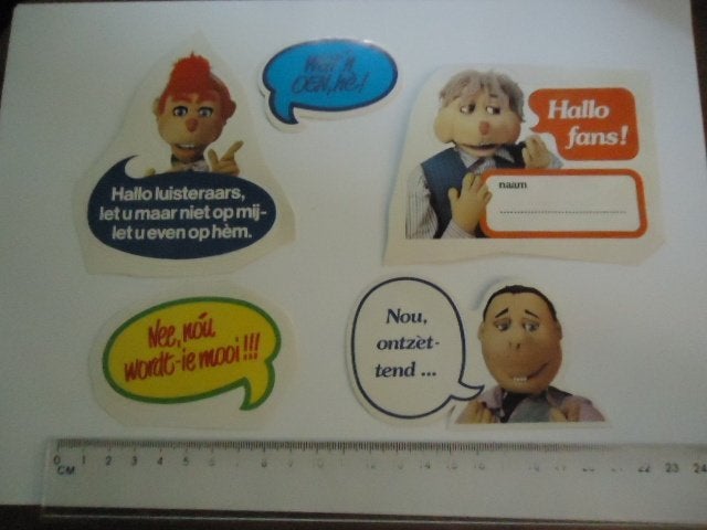 sticker oud Andre van Duin DIKVOORMEKAAR dik voor mekaar sho, Verzenden, Zo goed als nieuw, Bedrijf of Vereniging