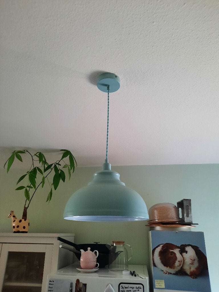 Mooie onbeschadigde goedkope hanglamp, Ophalen of Verzenden, Zo goed als nieuw