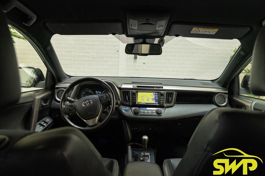 Toyota RAV4 2.5 Hybrid Style | NAP | Leer met elektr stoelen, Gebruikt, Euro 6, Bruin, Bedrijf
