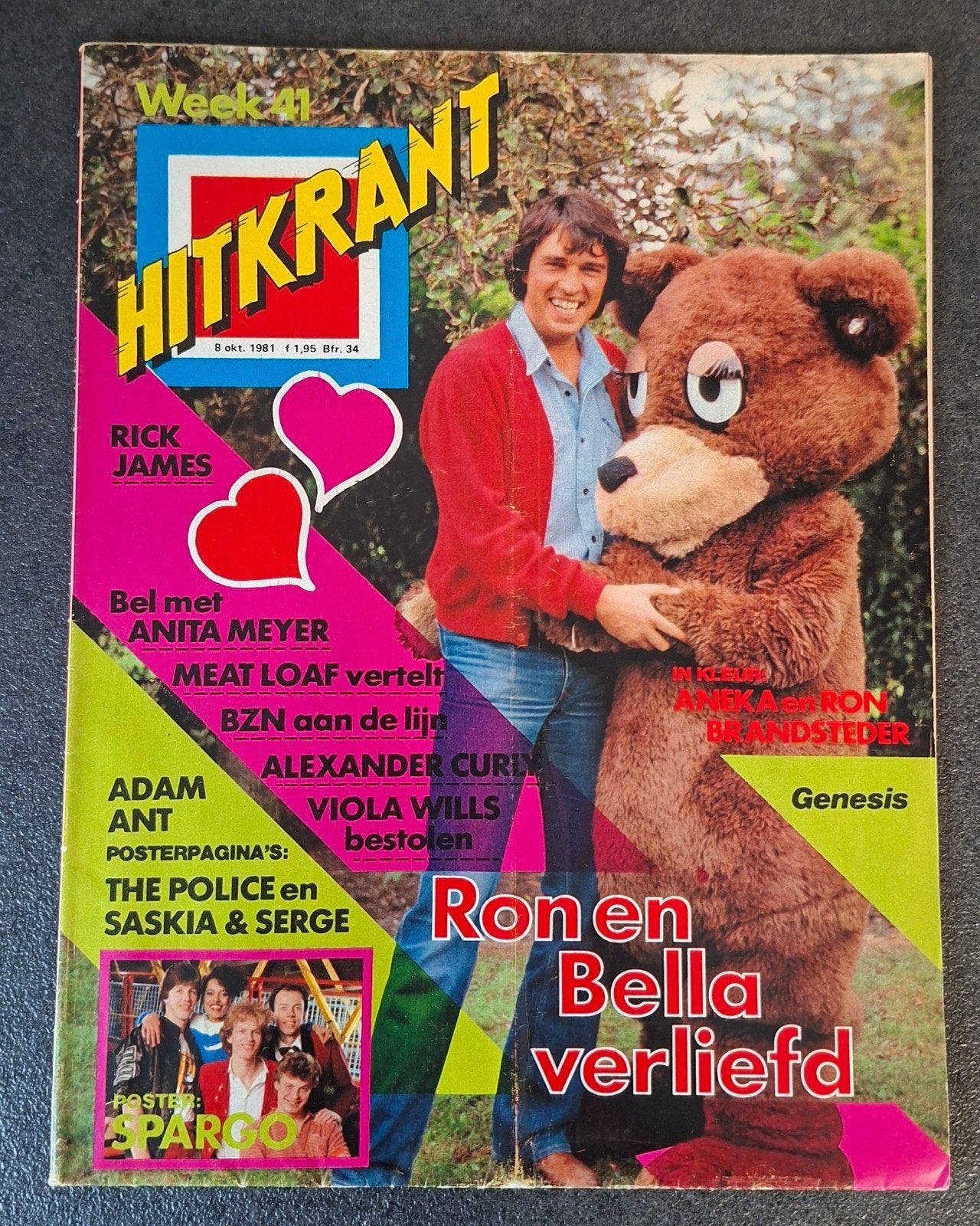 Hitkrant (Weekblad) nr 41 (8 Oktober 1981) Compleet Vintage, Ophalen of Verzenden, 1980 tot heden, Tijdschrift