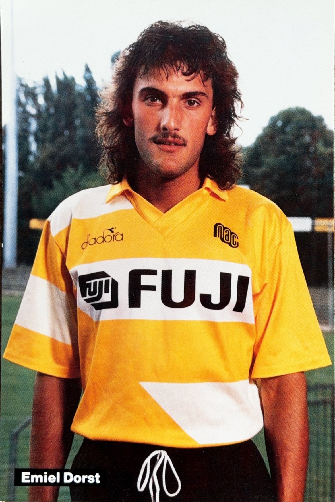Spelerskaart Emiel Dorst - NAC Breda - seizoen 1992/1993, Ophalen of Verzenden, Zo goed als nieuw, NAC Breda, Spelerskaart