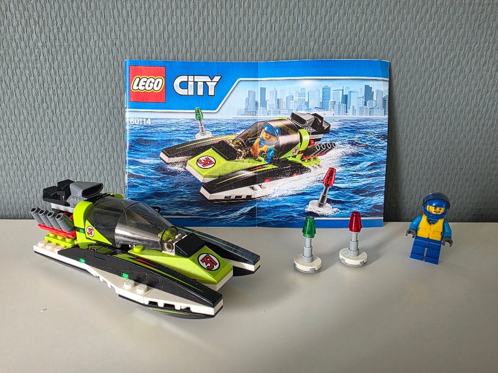 Lego City 60114 Raceboot, City, Lego, Ophalen of Verzenden, Zo goed als nieuw