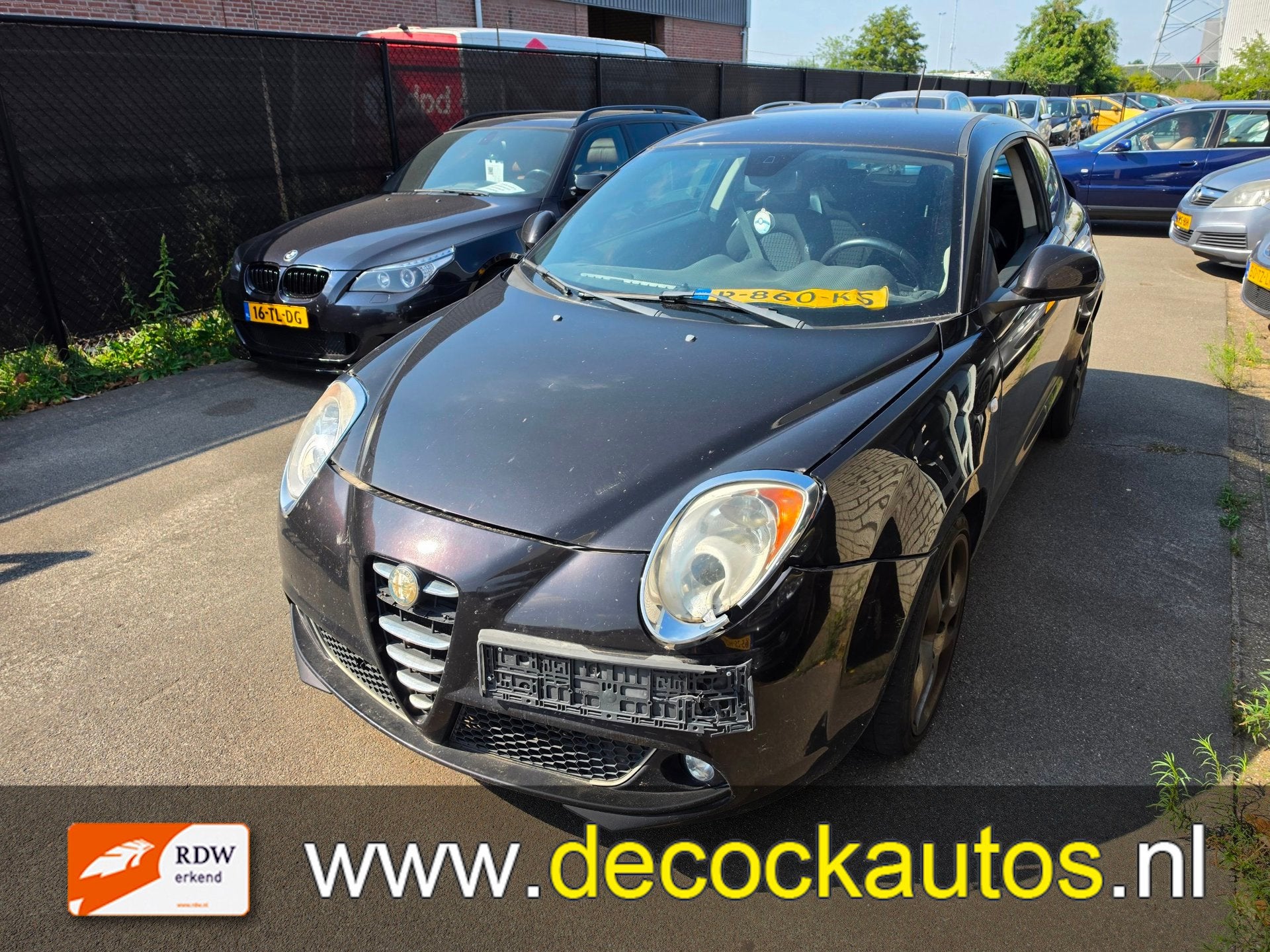Alfa Romeo MiTo 1.4 T/ LINKSVOORSCHADE, Auto's, Alfa Romeo, Voorwielaandrijving, Gebruikt, 4 cilinders, Bedrijf