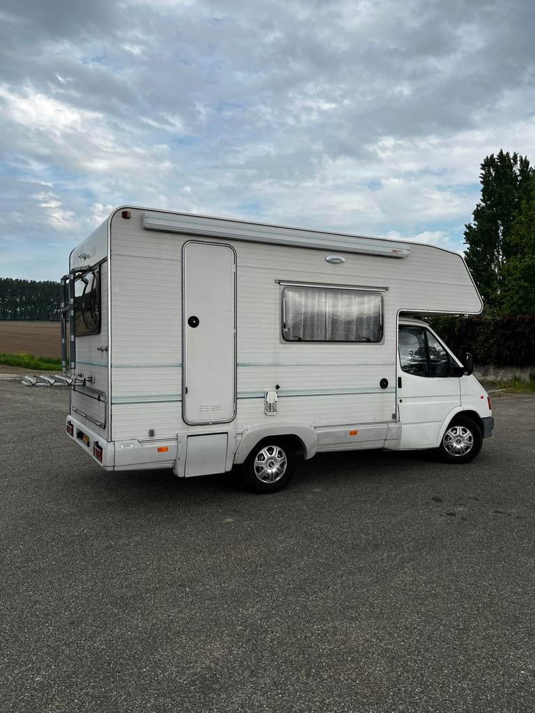 Camper Ford transit EDJS Riviera 320 camper 1996, Alkoof, Ringverwarming, Luifel, Particulier