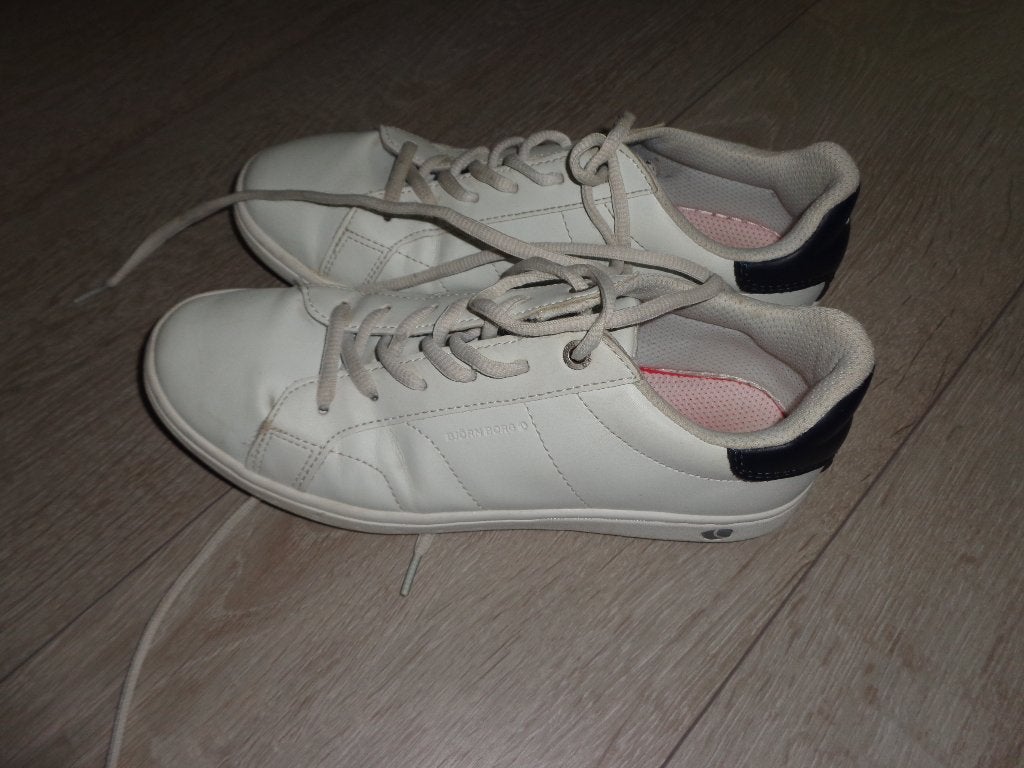 witte jongens/meisjessneakers van BJORN BORG, maat 38, Gebruikt, Jongen of Meisje, Schoenen, Ophalen of Verzenden