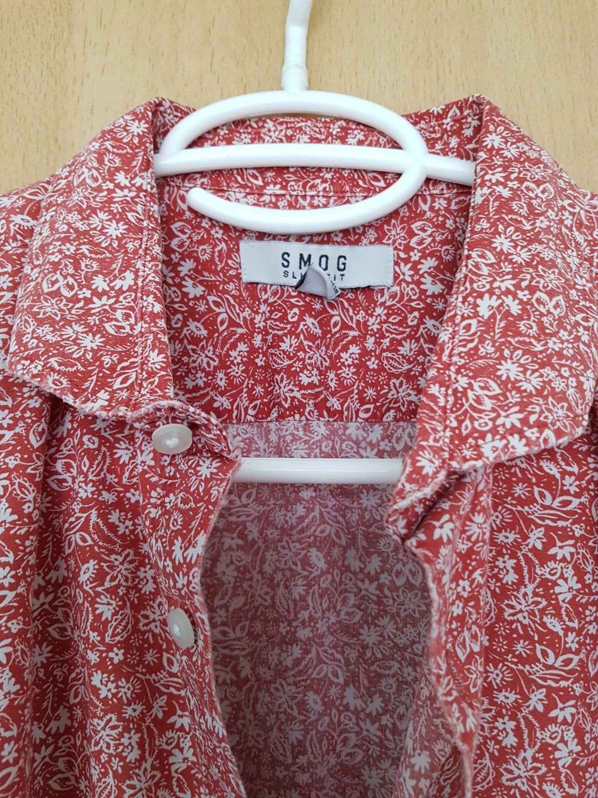 SMOG  overhemd, Ophalen of Verzenden, Zo goed als nieuw, SMOG, Halswijdte 43/44 (XL)