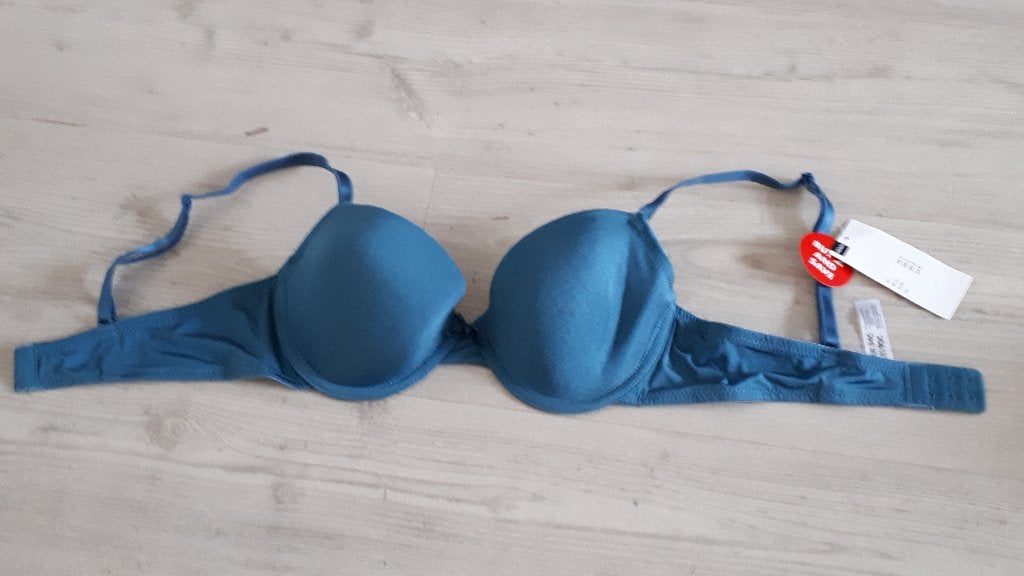Nieuw petrolblauwe beugel bh, maat 75C, Hema, Hema, Ophalen of Verzenden, Blauw, BH