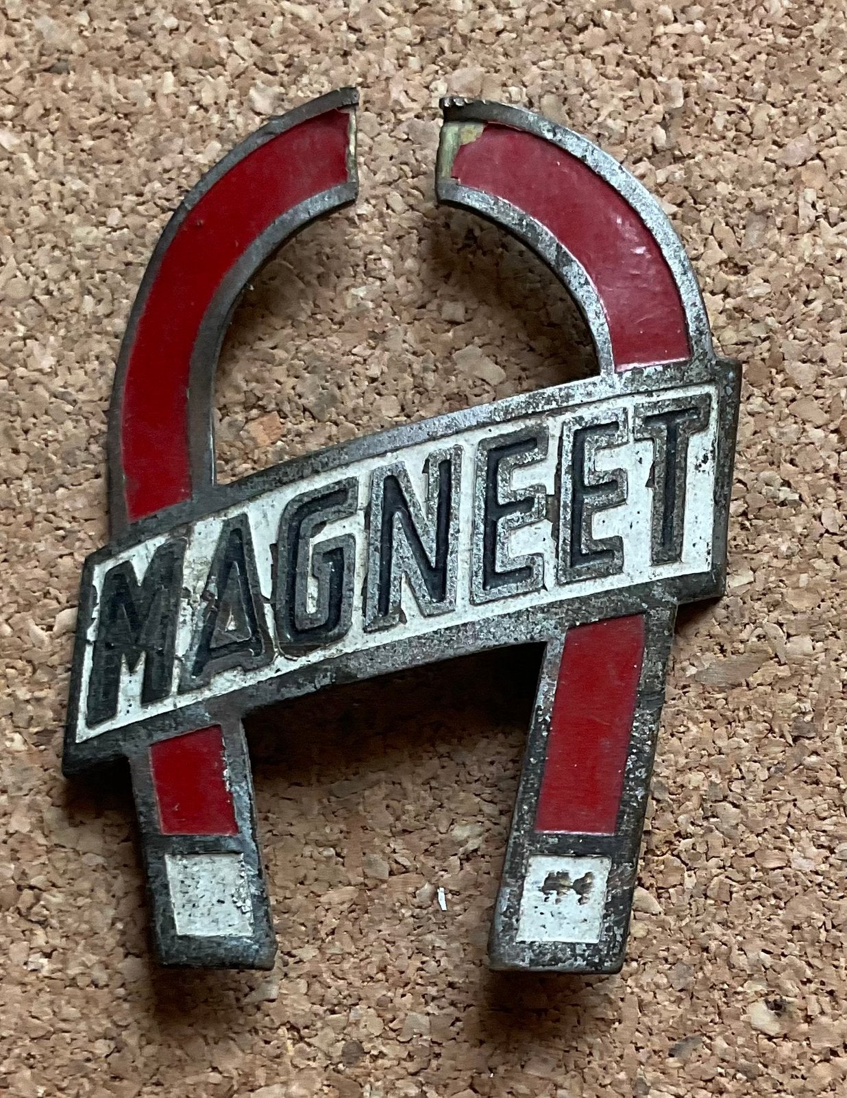 Fiets Balhoofdplaatje - MAGNEET Rijwiel Motorenfabriek Weesp, Ophalen of Verzenden, Gebruikt, Overige typen