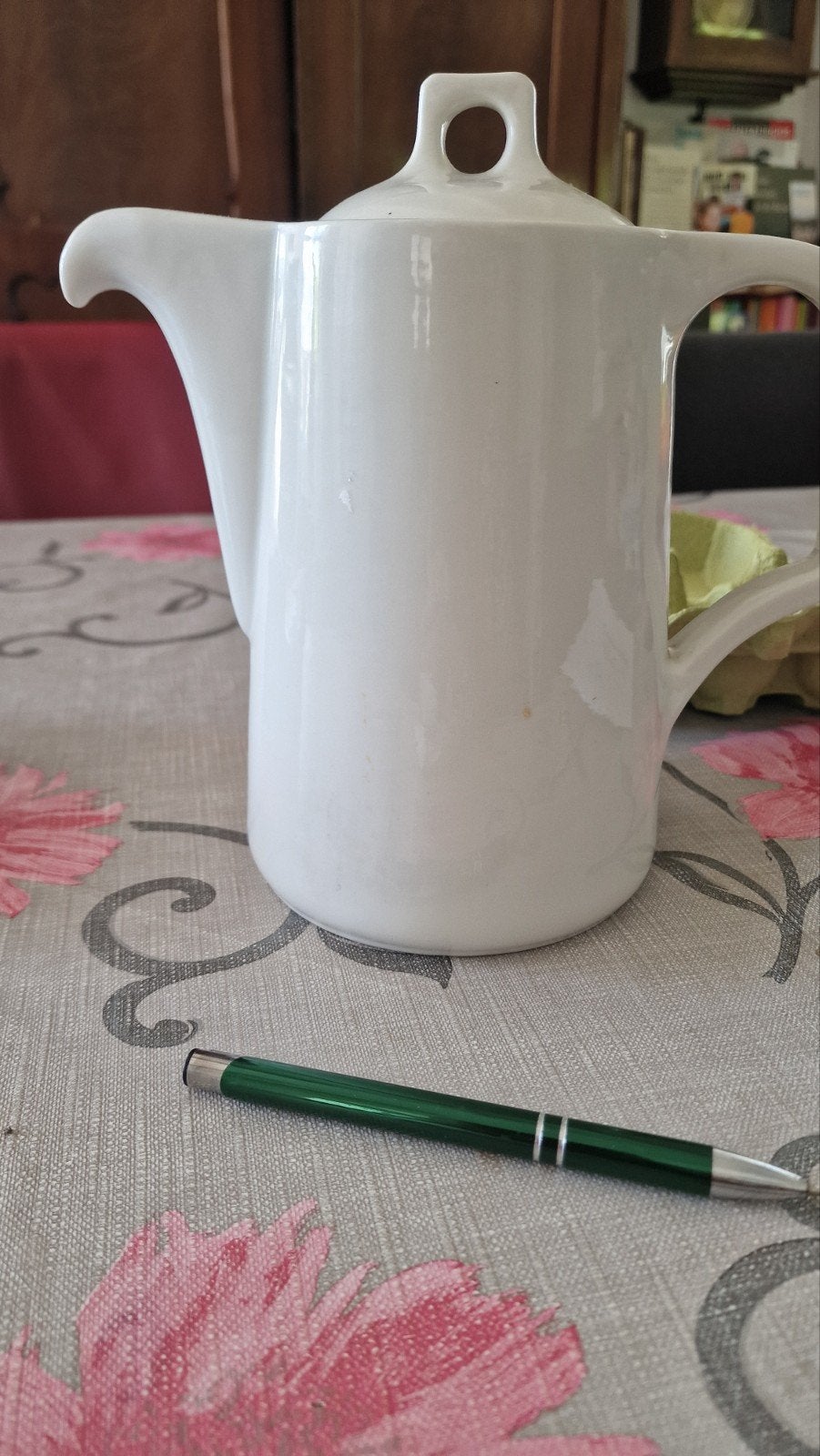 Retro Petrus Regout koffiepot jaren 60/70 - 24cm hoog, Antiek en Kunst, Curiosa en Brocante, Ophalen of Verzenden