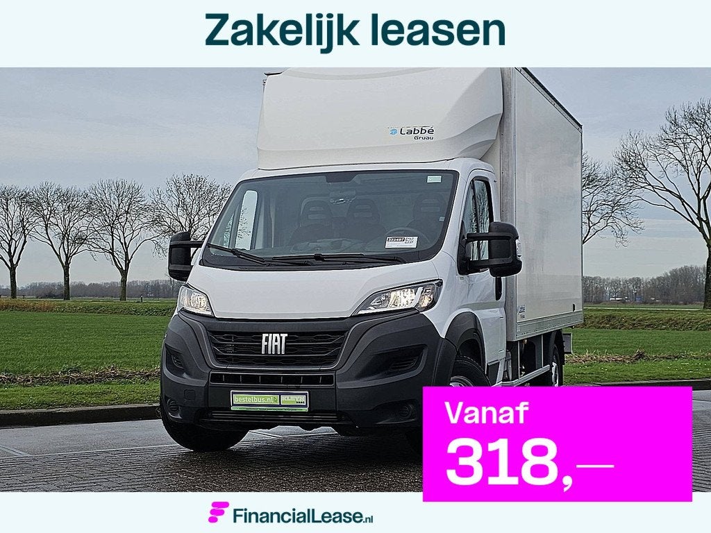 FIAT DUCATO 2.2 bakwagen deuren!, Gebruikt, Wit, Bedrijf, Lease
