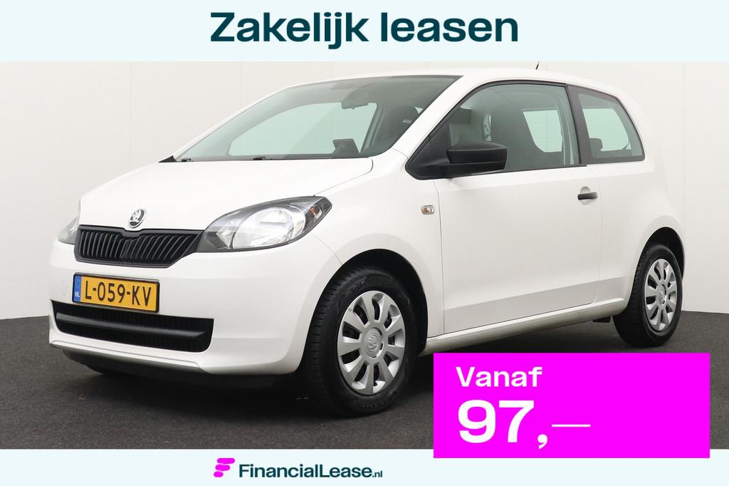 Skoda Citigo 1.0 Navigator Airco Navi Bluetooth Multimedia, Voorwielaandrijving, Stof, Gebruikt, 60 pk