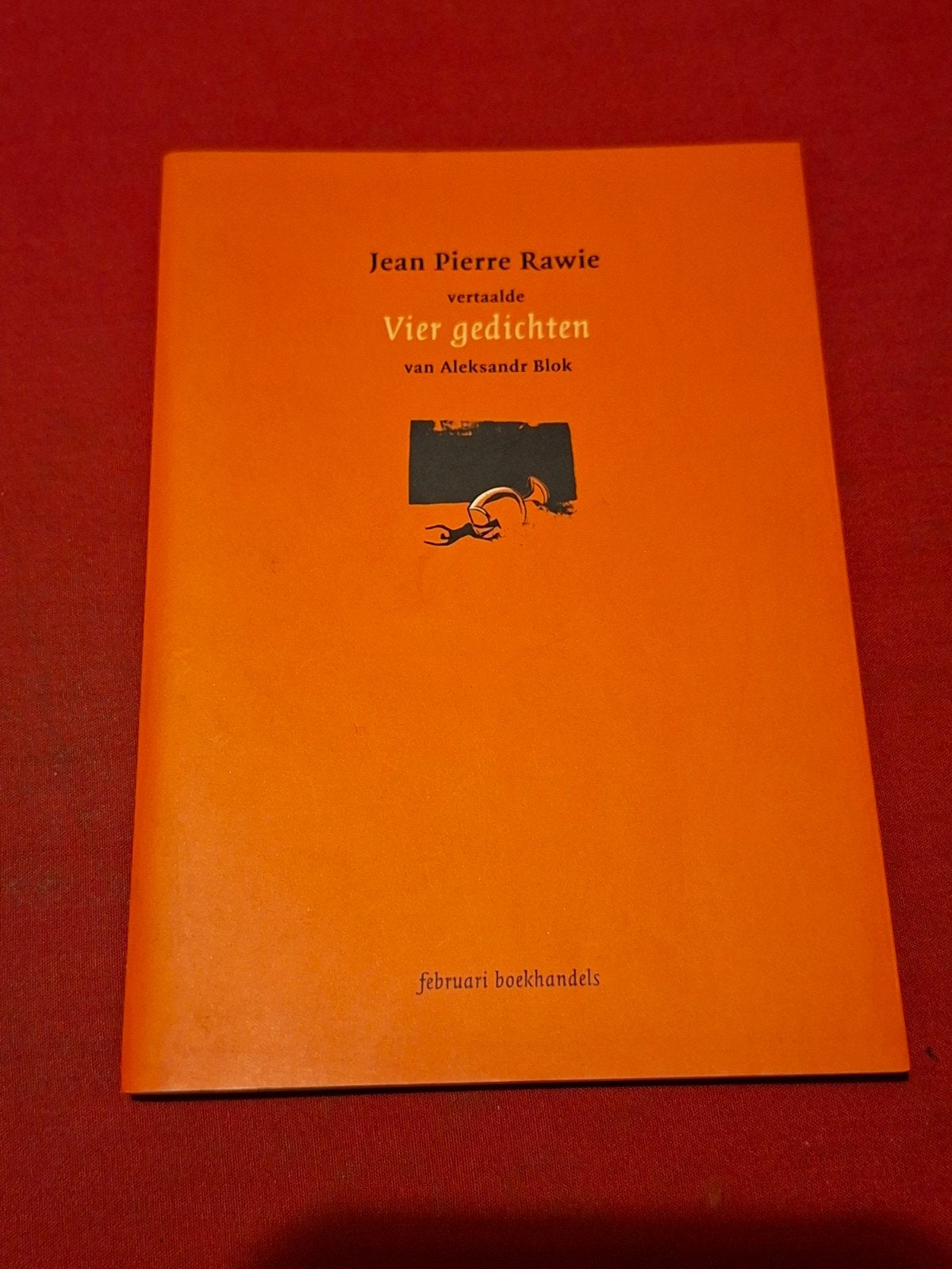 GESIGNEERD: Jean Pierre Rawie - Vier gedichten (1999), Ophalen of Verzenden, Zo goed als nieuw, Jean Pierre Rawie, Eén auteur