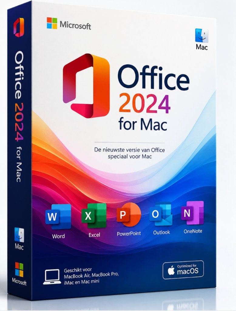 Microsoft Office 2024 voor Mac – Levenslange Licentie, Computers en Software, Ophalen, Nieuw, Excel, MacOS