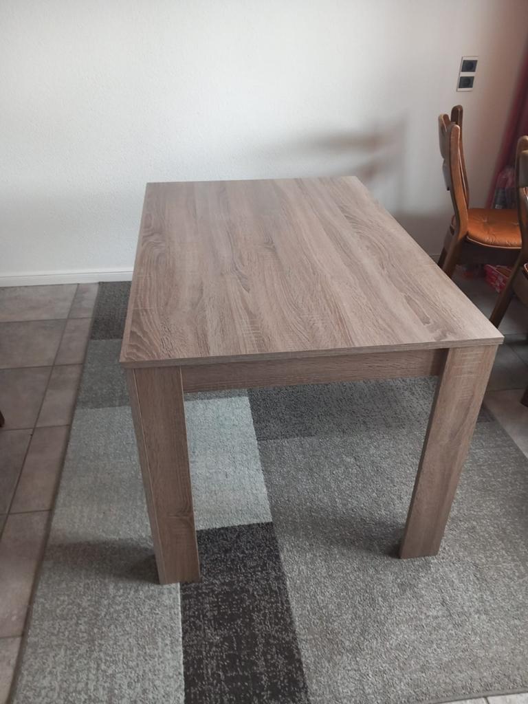 Eettafel 120x80 cm, Huis en Inrichting, Tafels | Eettafels, Ophalen, Rechthoekig, 100 tot 150 cm, 50 tot 100 cm