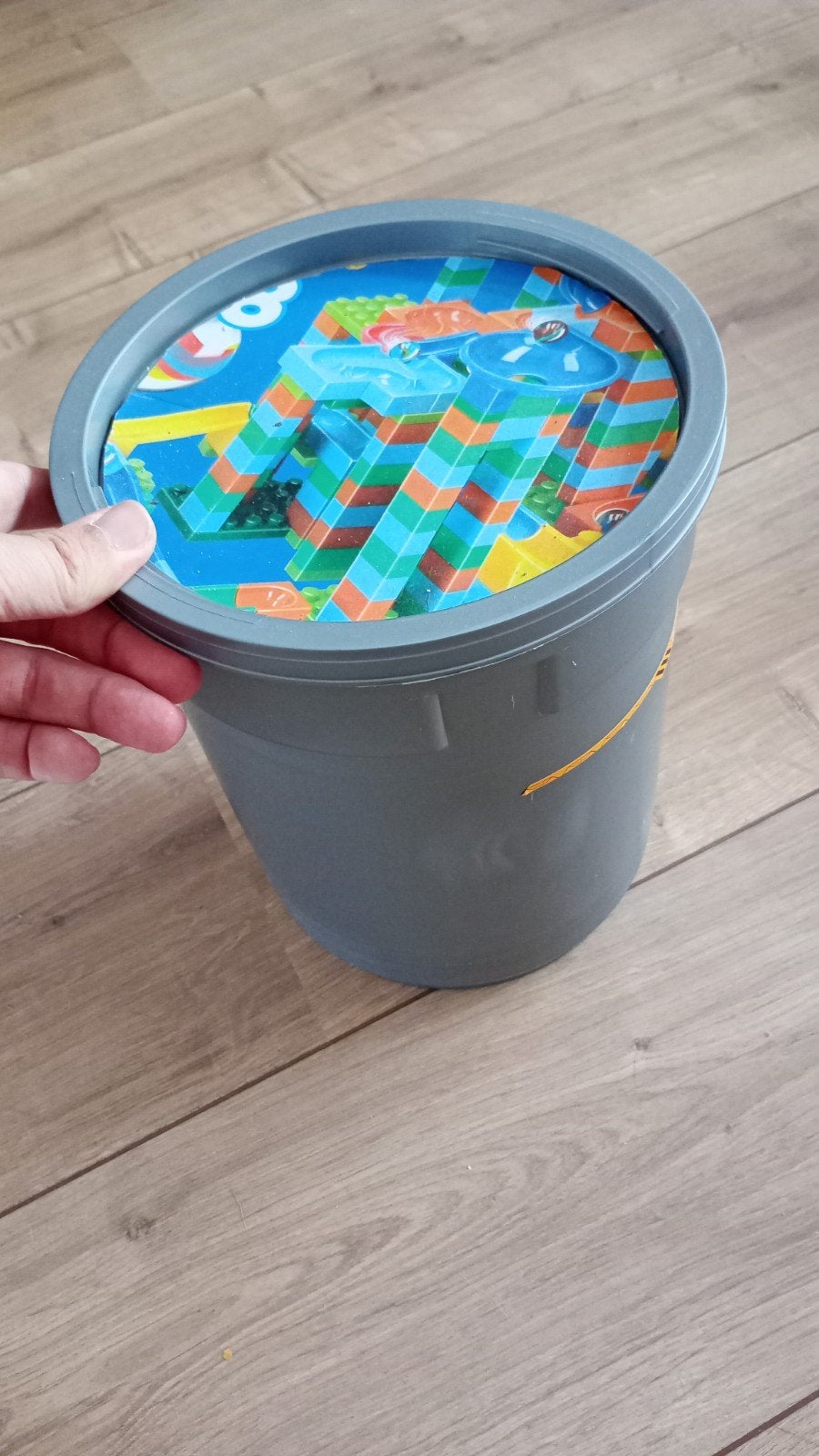 Grote doos bouwblokjes voor knikkerbaan, Ophalen of Verzenden, Gebruikt, Overige merken