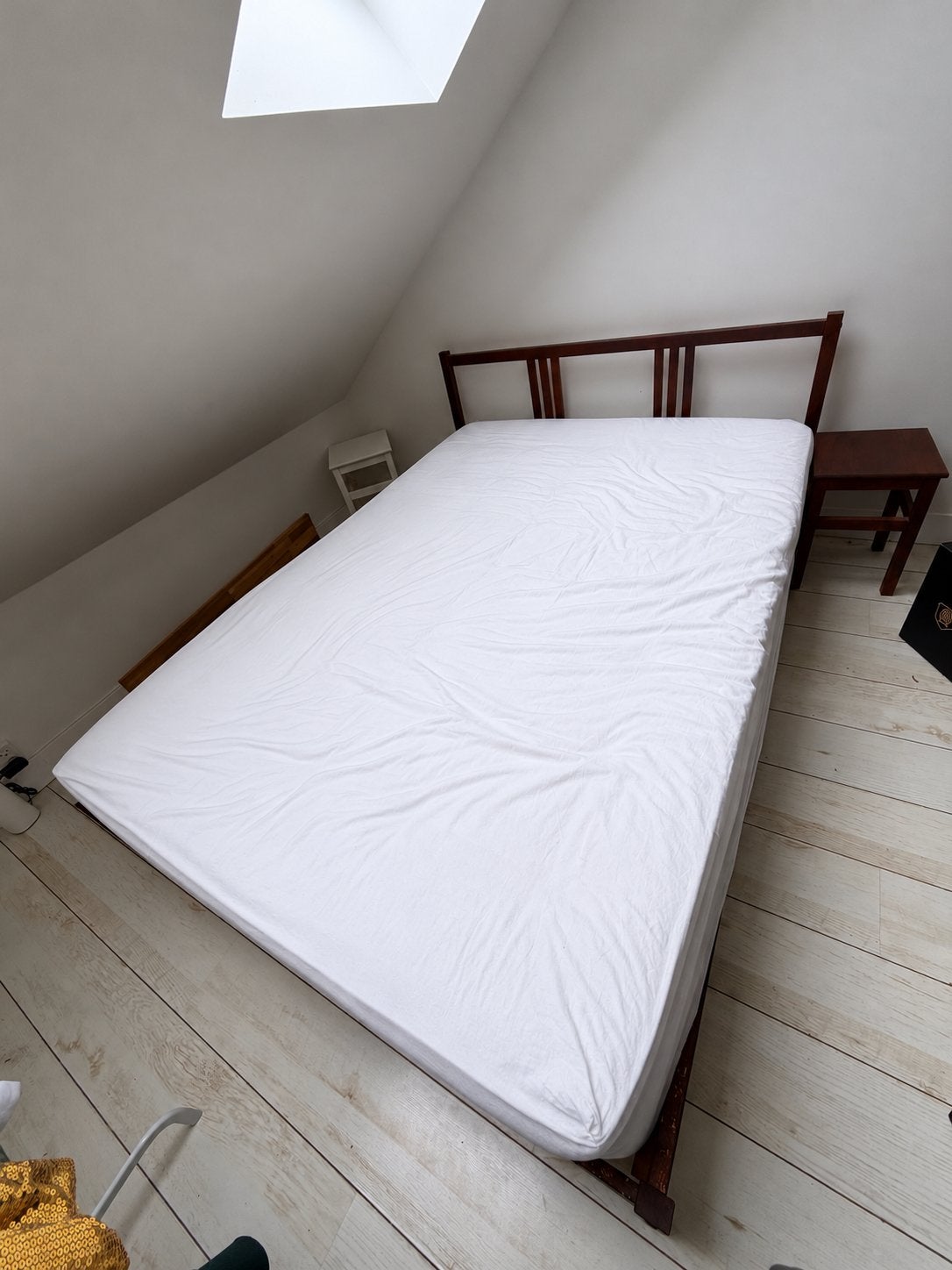 Ikea Fjellse bed met matras, Ophalen, Gebruikt, Fjelse, Bruin