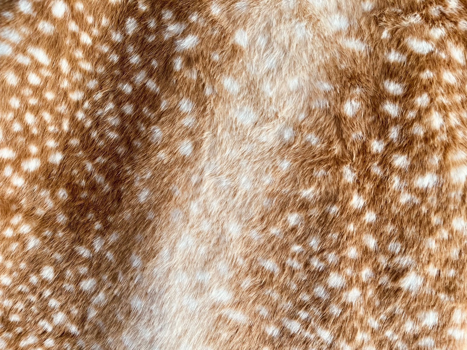Dames bambi faux fur bontjas hert print beige S/M/L 36 38 40, Lunamex Trading, Beige, Nieuw, Maat 38/40 (M)