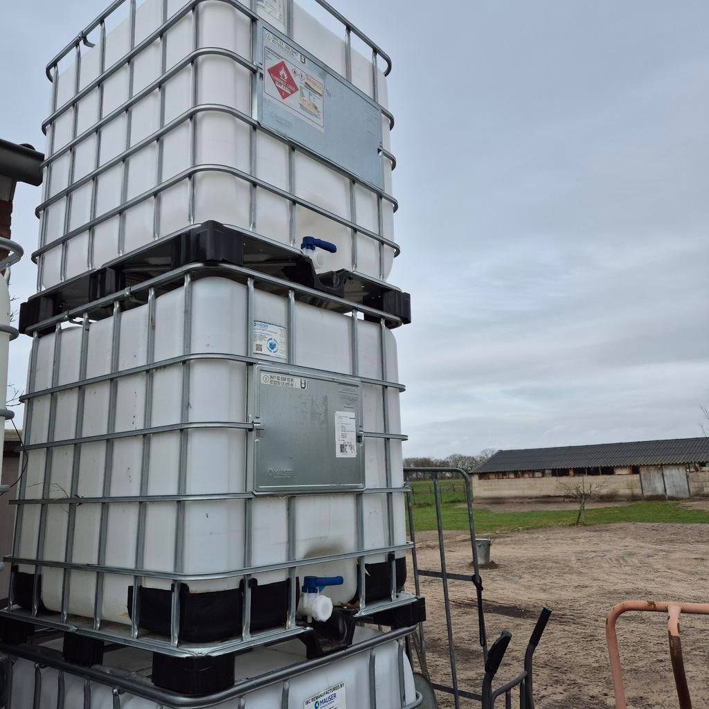 IBC Tank 1000 Liter - Schoon, Ex-Alcohol, Tuin en Terras, Regentonnen, 150 liter of meer, Ophalen
