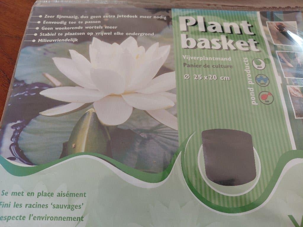 Velda vijverplantmand 25 x 20 cm rond, Ophalen of Verzenden, Nieuw, Plant(en), Steen of Hout, Overige merken