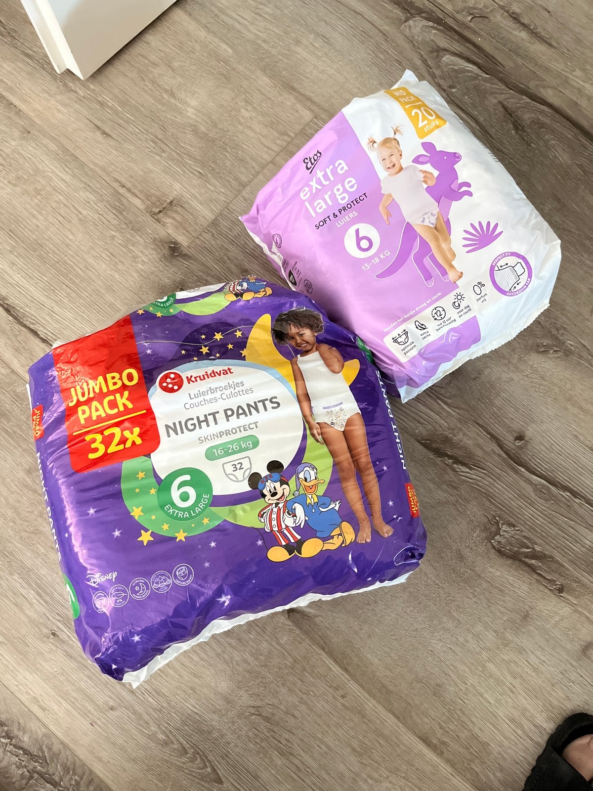 Aangebroken pakken luierbroekjes maat 6 (Etos & Kruidvat), Ophalen of Verzenden, Gebruikt