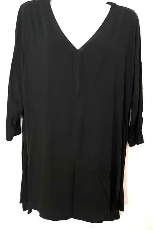 Marks & Spencer zwarte top[vj], Kleding | Dames, Zwart, Maat 46/48 (XL) of groter, Ophalen of Verzenden, Zo goed als nieuw