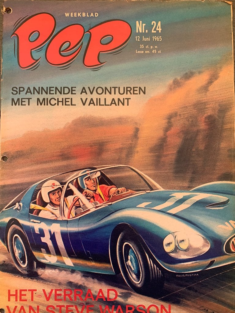 Weekblad PEP  NR. 24 -  12 juni 1965, Boeken, Eén stripboek, Ophalen of Verzenden, Gelezen