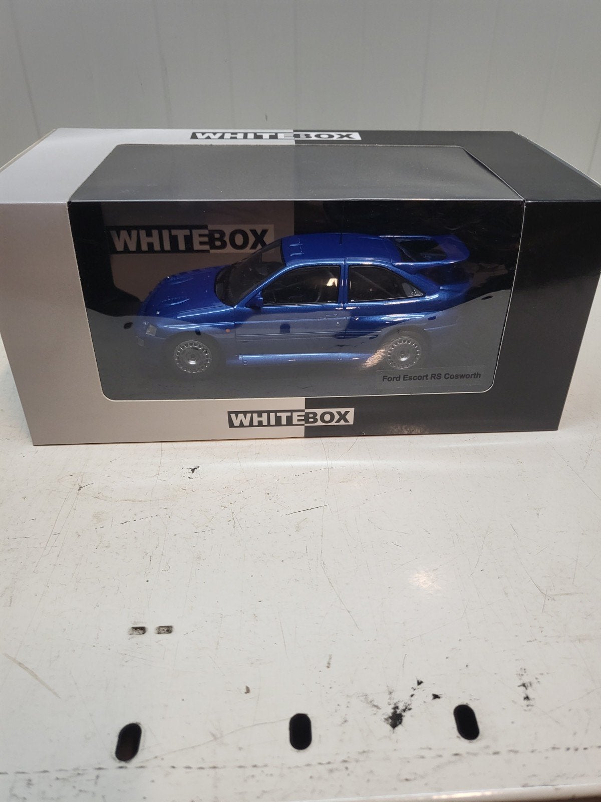 WhiteBox Ford Escort RS Cosworth 1:24 modelauto, Ophalen of Verzenden