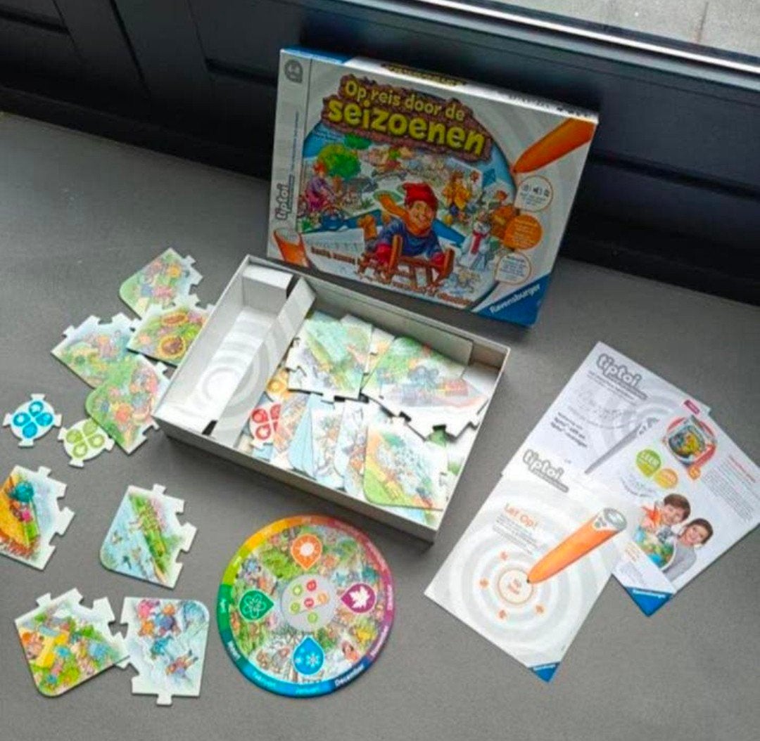 Tiptoi Ravensburger: Op reis door de seizoenen, Kinderen en Baby's, Speelgoed | Educatief en Creatief, Ophalen of Verzenden, Zo goed als nieuw