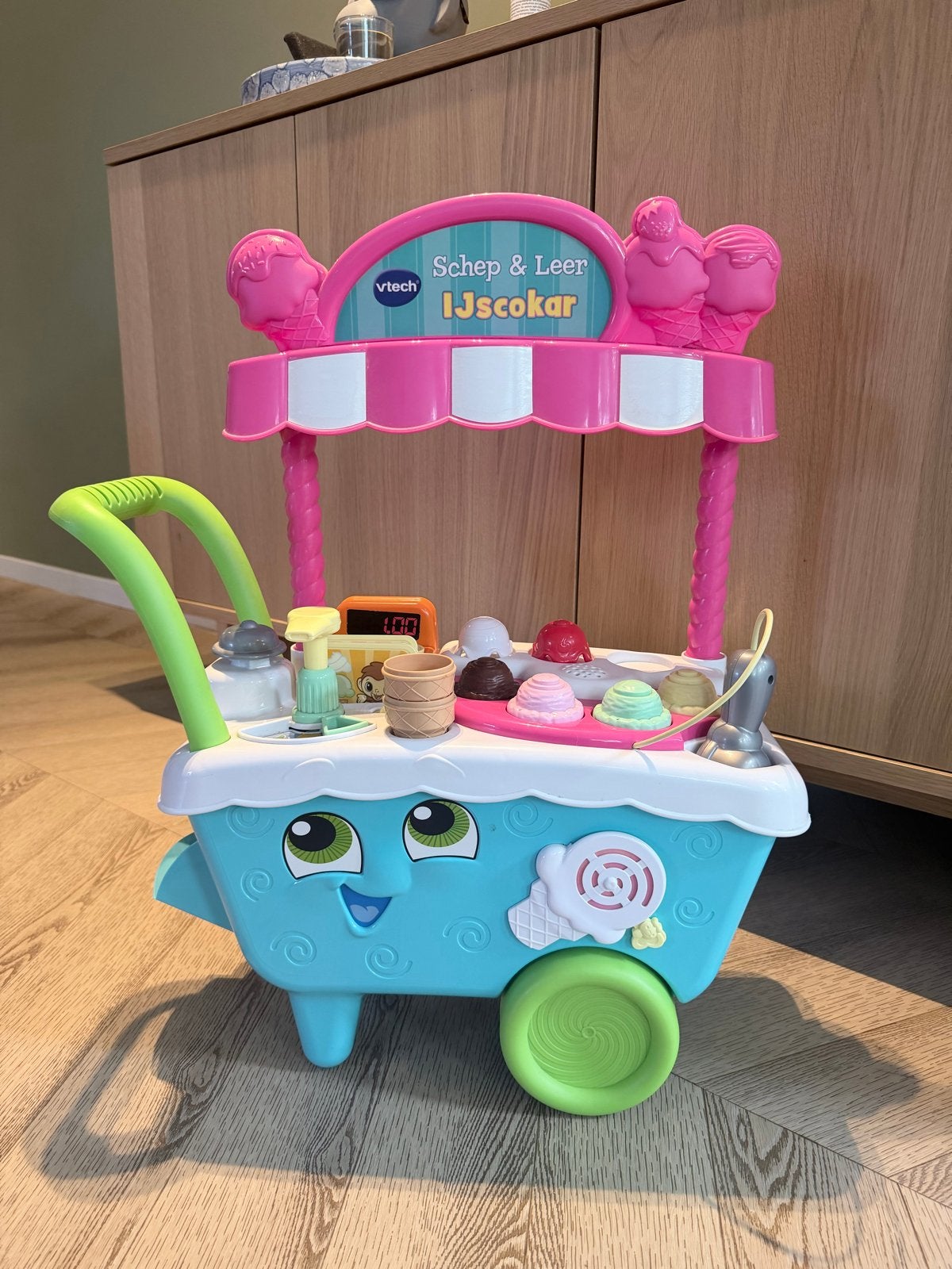 VTech Schep & Leer IJscokar - Interactief Speelgoed, Ophalen of Verzenden, Gebruikt