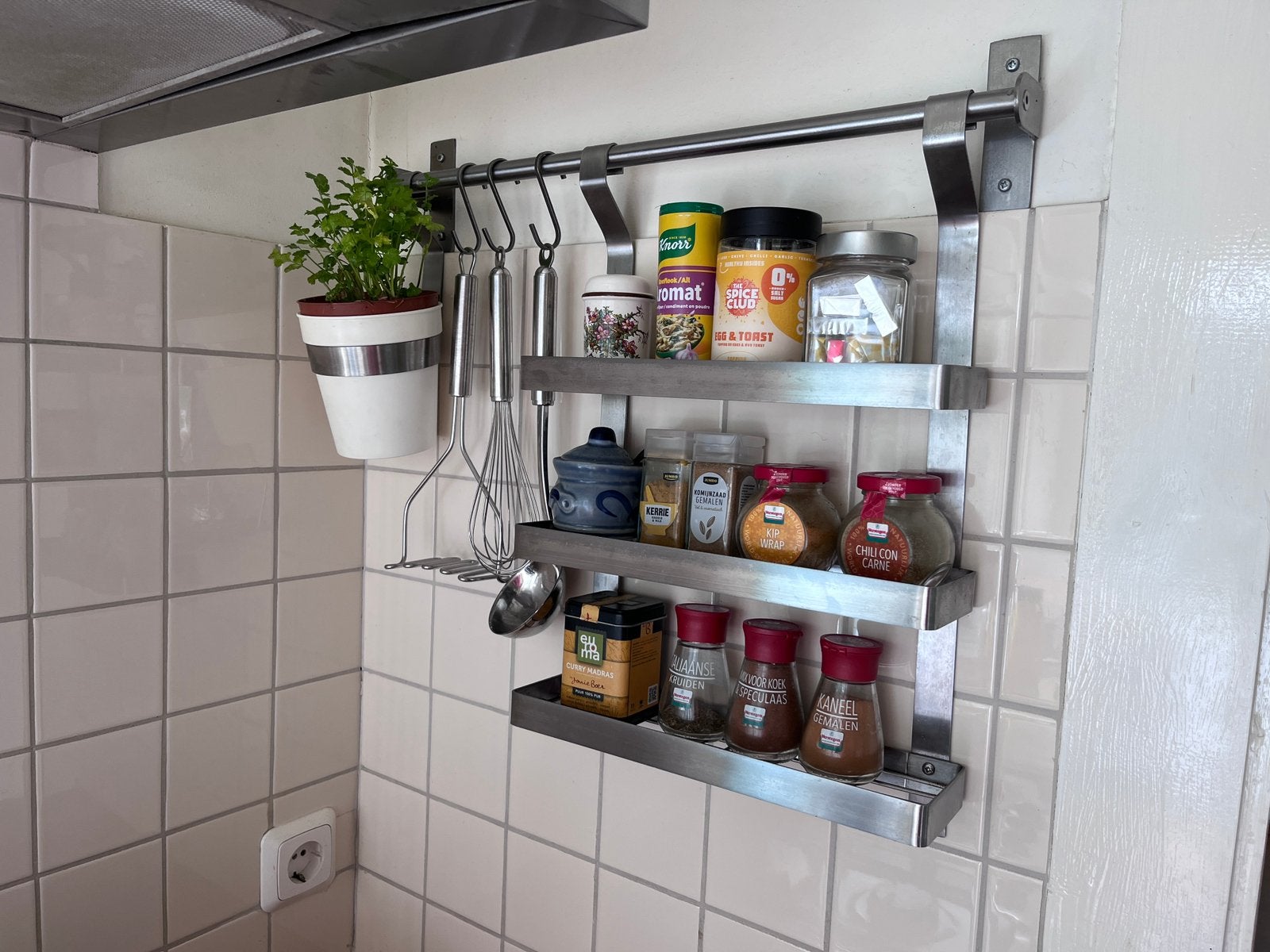 Ikea kruidenrek roestvrij staal, Overige typen, Ophalen, Gebruikt, IKEA