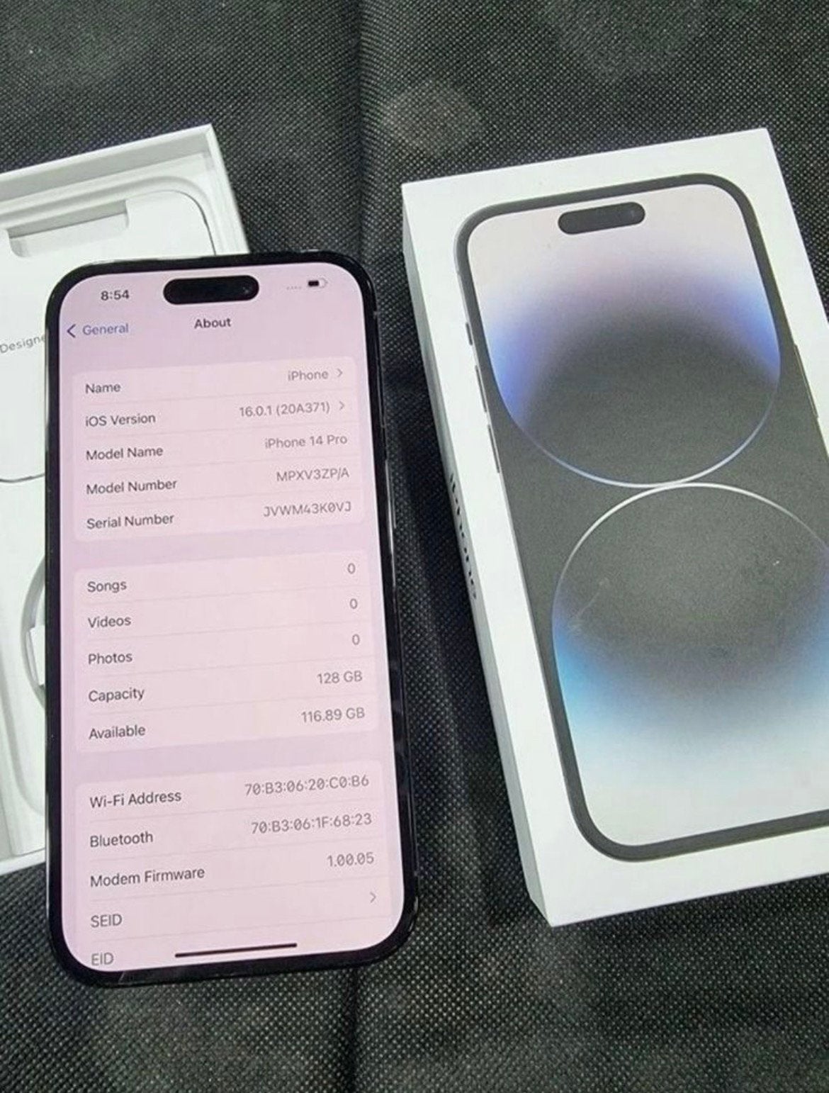 Iphone 14 pro max 128gb, Ophalen, Zwart, Zo goed als nieuw, 128 GB