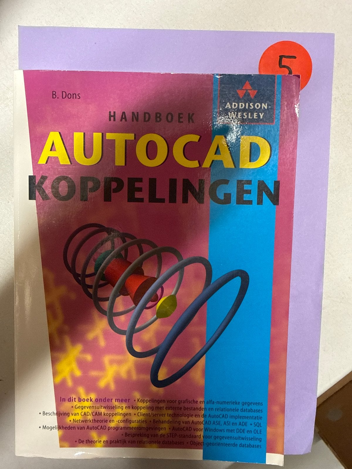 Handboek AutoCAD Koppelingen - B. Dons, Ophalen of Verzenden, Beta, Zo goed als nieuw, HBO