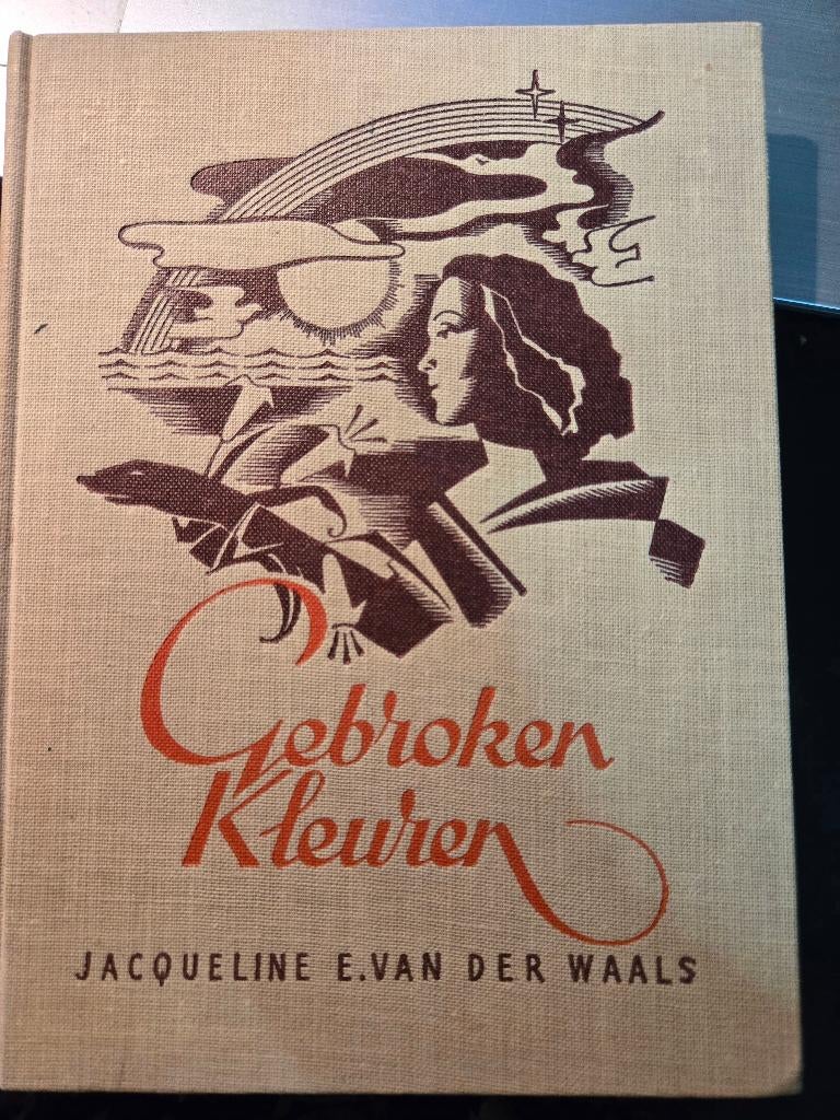 Boek: Gebroken kleuren 3e druk 1940, Ophalen, Zo goed als nieuw, Jacqueline E. van der Waals