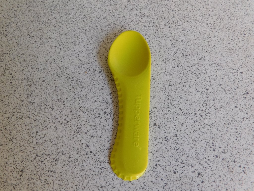 Tupperware Keukenhulpje Kiwi Lepel - Lime, Overige typen, Ophalen of Verzenden, Zo goed als nieuw, Vaatwasserbestendig