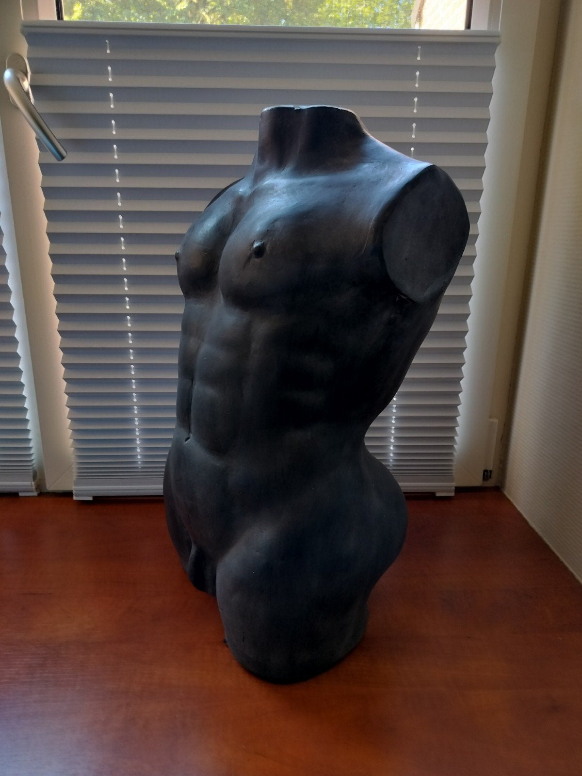 mannen torso, Ophalen, Zo goed als nieuw, Zwart, Steen/keramiek