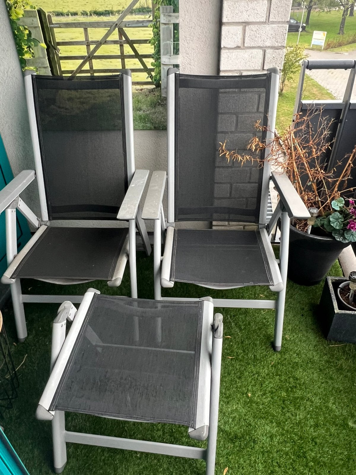Hartman tuinset + gratis tuinfoto op canvas, Ophalen, Gebruikt, Kunststof