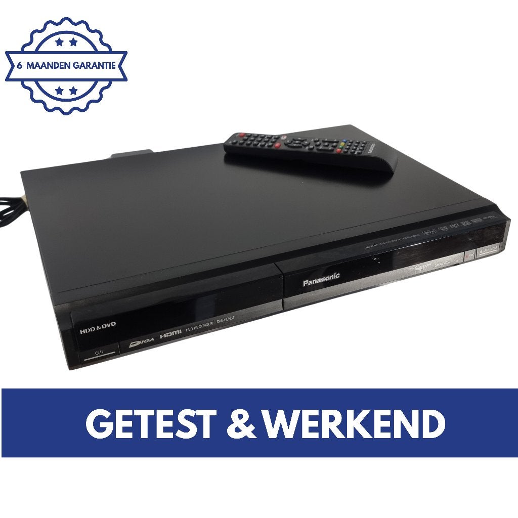 Panasonic DMR-EH57EC-K | DVD Recorder | DVD Speler | CD DVD
