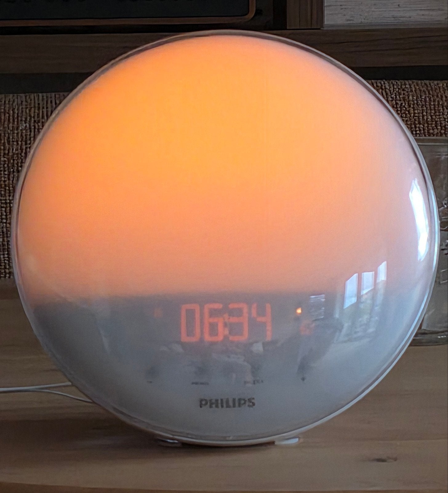 Philips daglicht wekker met radio., Ophalen, Zo goed als nieuw, Digitaal