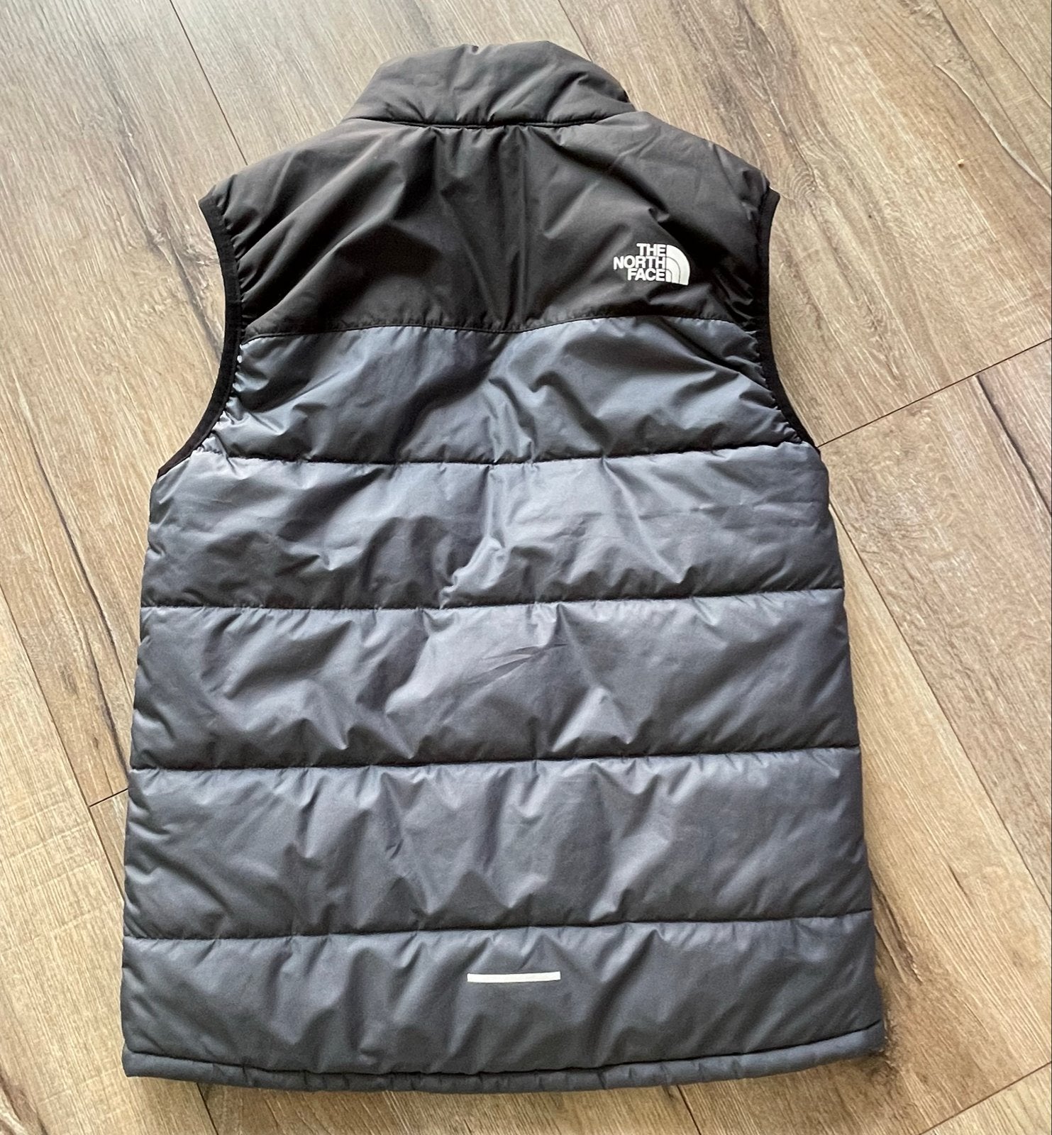 The North Face Bodywarmer Zwart/Grijs Maat L kindermaat, Ophalen of Verzenden, Zo goed als nieuw, Jongen of Meisje