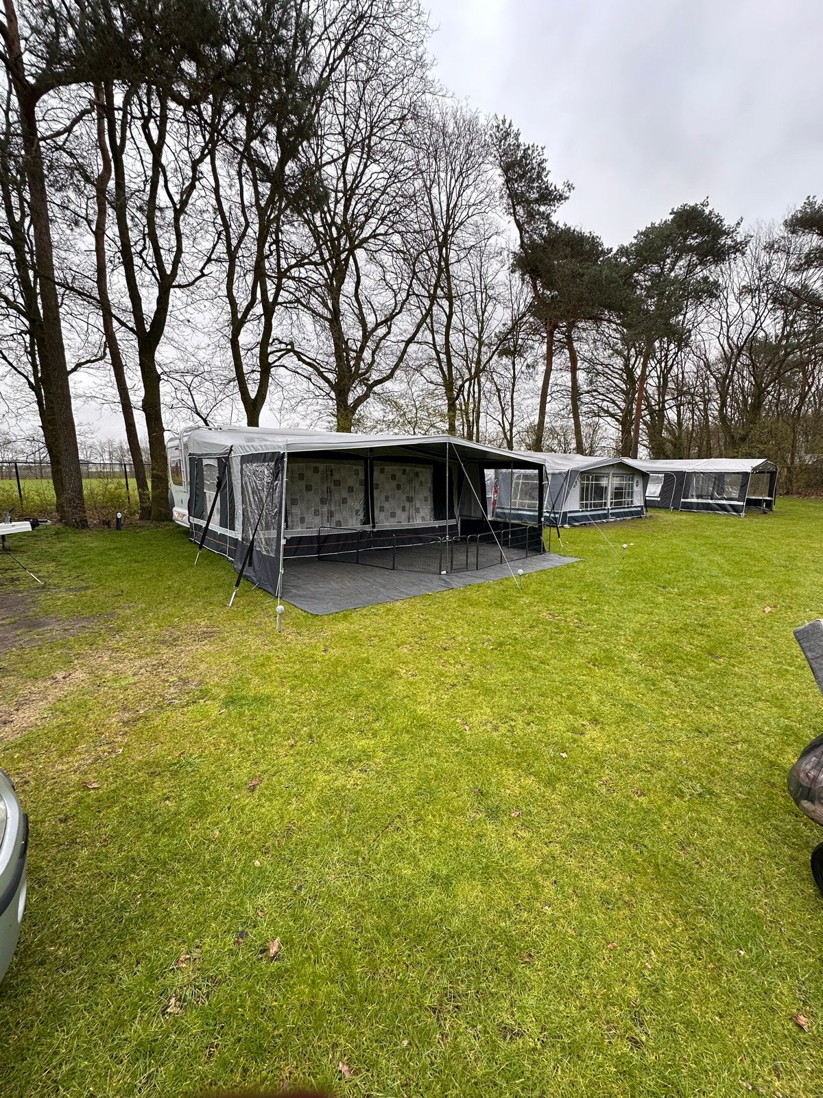 Hypercamp voortent met luifel en aanbouw, omloopmaat 13, Ophalen, Zo goed als nieuw