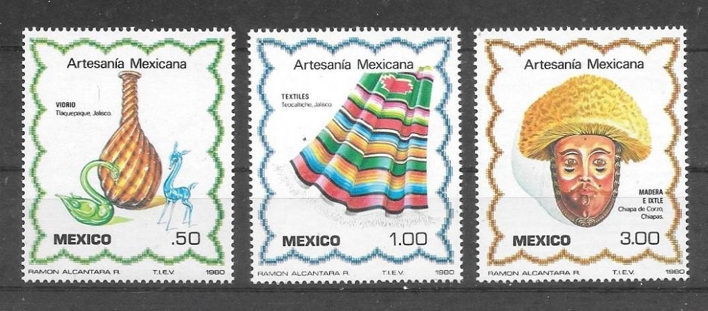 Mexico 1980  Kunst, Verzenden, Postfris, Noord-Amerika