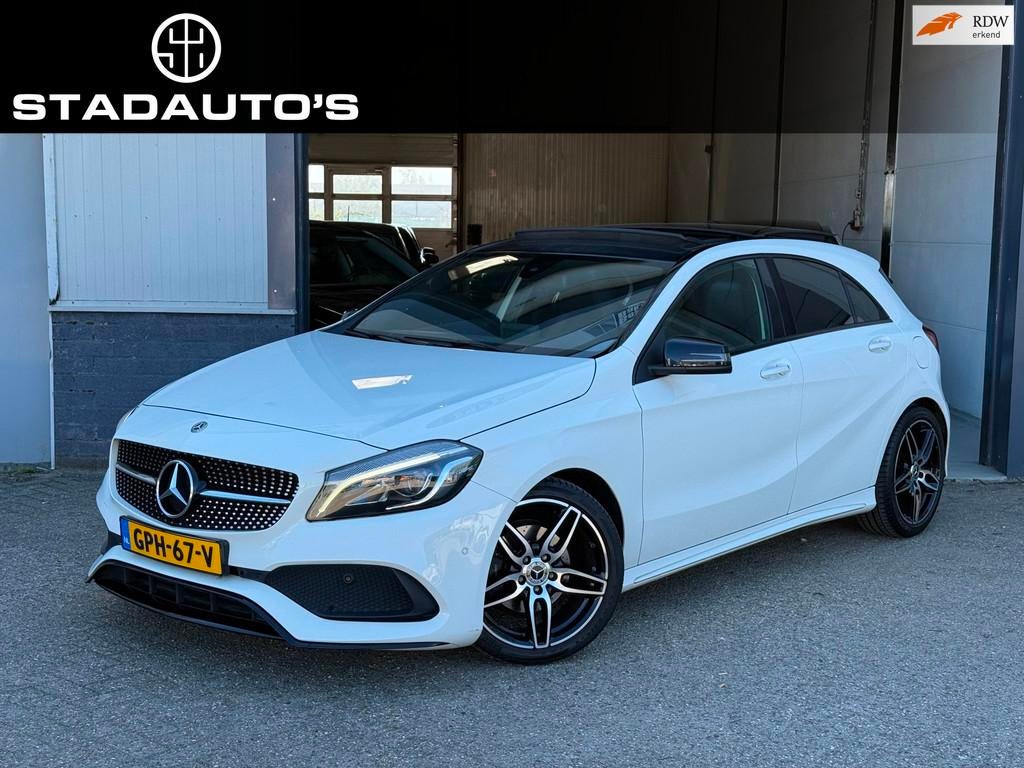 Mercedes-Benz A-klasse 180 AMG Automaat Pano|Sfeerverlichtin, Gebruikt, 4 cilinders, 1595 cc, 19 km/l